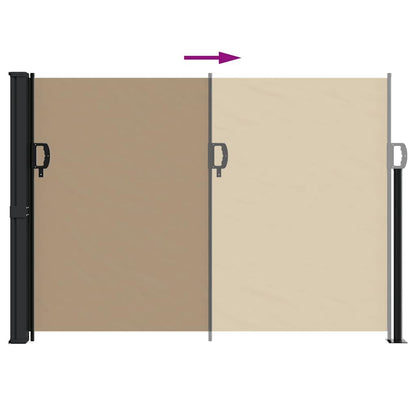 Vidaxl Toldo Lateral Retráctil Gris Taupe 140x500 Cm_4