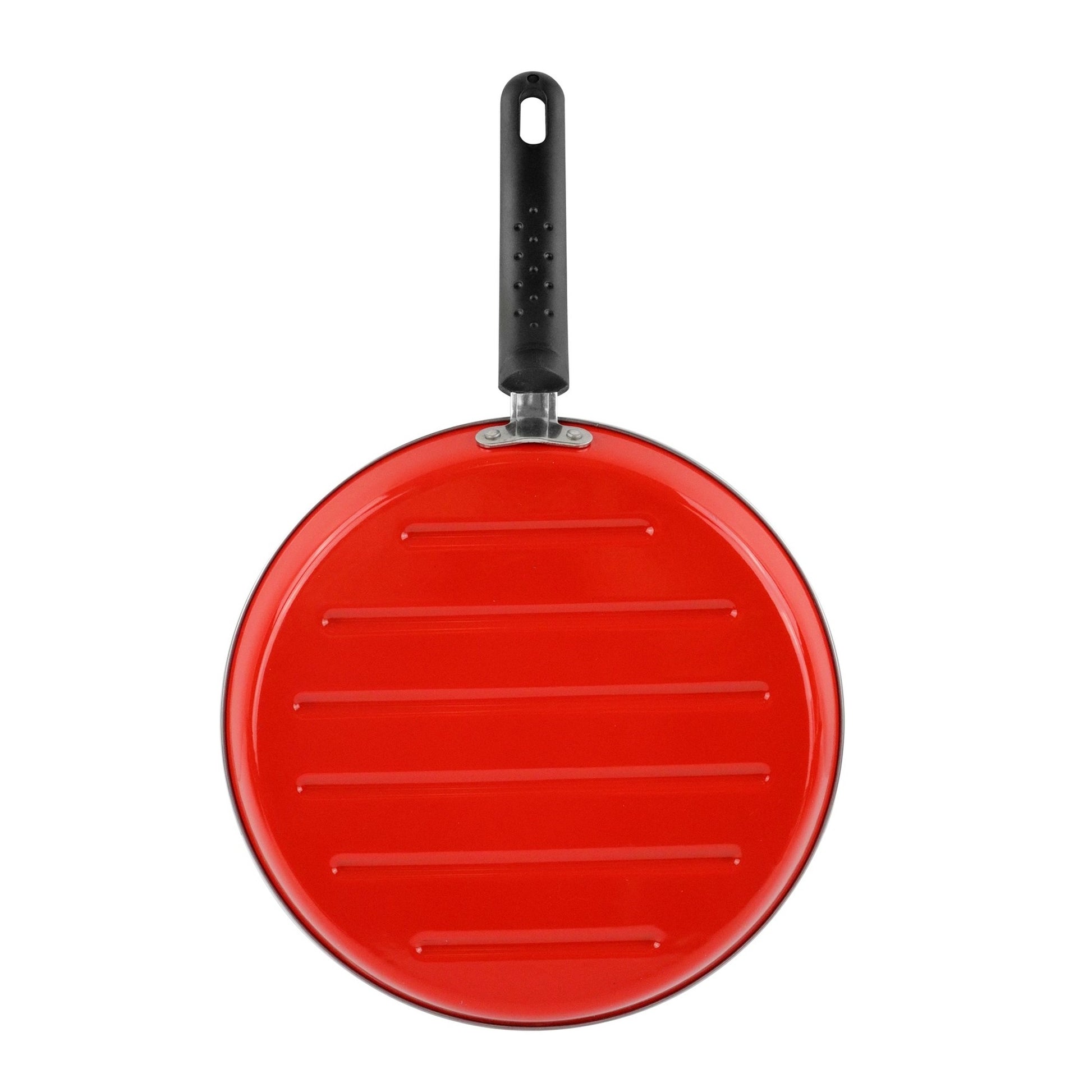 Asador Redondo 'sr' Ø28cm Acero Esmaltado Rojo Magefesa_5