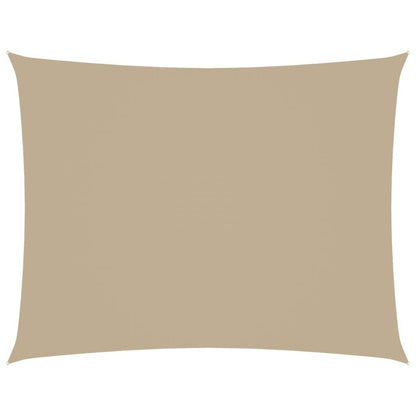 Vidaxl Toldo De Vela Rectangular Tela Oxford Beige 3,5x4,5 M_0