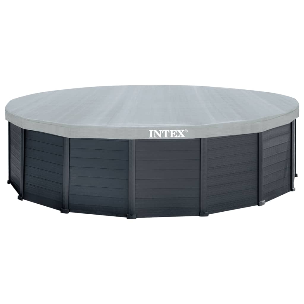 Intex Conjunto De Piscina Sobre Suelo Graphite Gray Panel 478x124 Cm_3