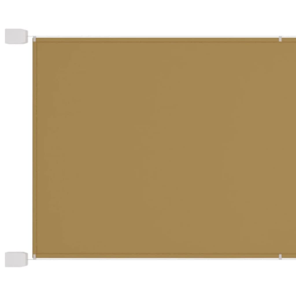 Vidaxl Toldo Vertical Beige 100x270 Cm Tela Oxford_0