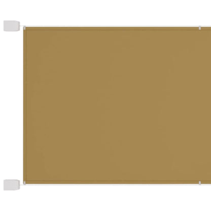 Vidaxl Toldo Vertical Beige 100x270 Cm Tela Oxford_0