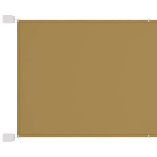Vidaxl Toldo Vertical Beige 100x270 Cm Tela Oxford_0