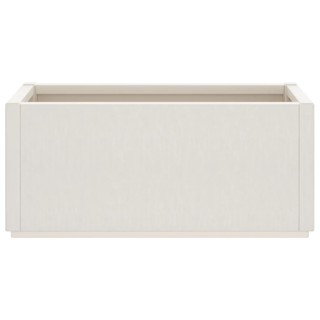 Caja De Flores De Jardín Blanco_3