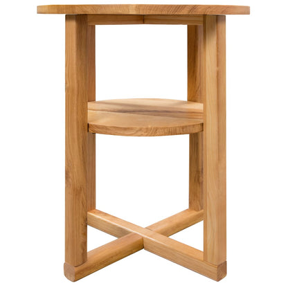 Mesa Auxiliar De Madera Maciza De Roble 40x50 Cm_3