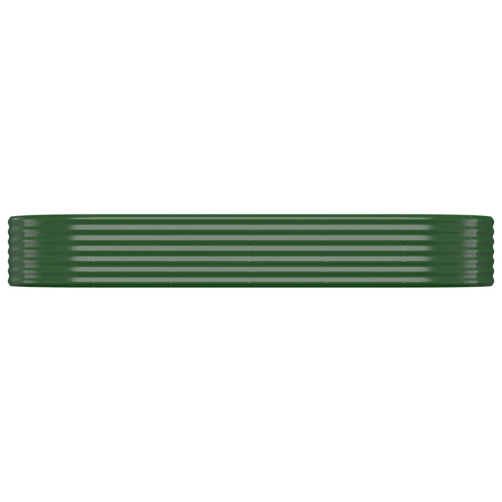 Jardinera Arriate Acero Galvanizado Verde 249x100x36 Cm_2