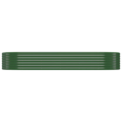 Jardinera Arriate Acero Galvanizado Verde 249x100x36 Cm_2