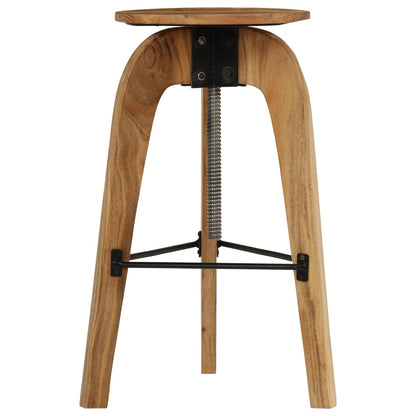 Taburetes De Cocina 2 Unidades Madera Maciza De Acacia_1