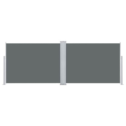 Vidaxl Toldo Lateral Retráctil Gris Antracita 100x1000 Cm_3