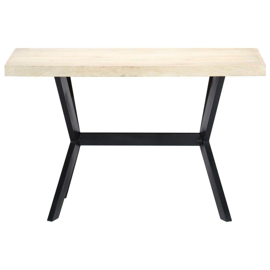 Mesa De Comedor De Madera Maciza De Mango 120x60x75 Cm_0