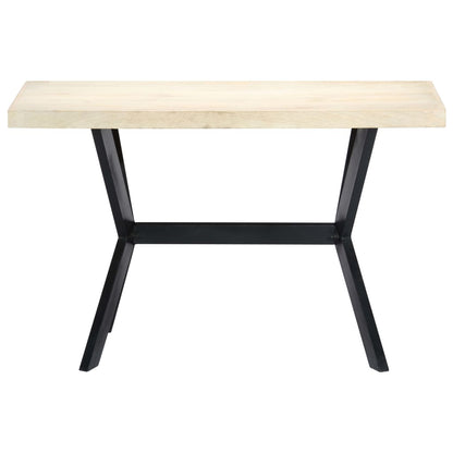 Mesa De Comedor De Madera Maciza De Mango 120x60x75 Cm_0