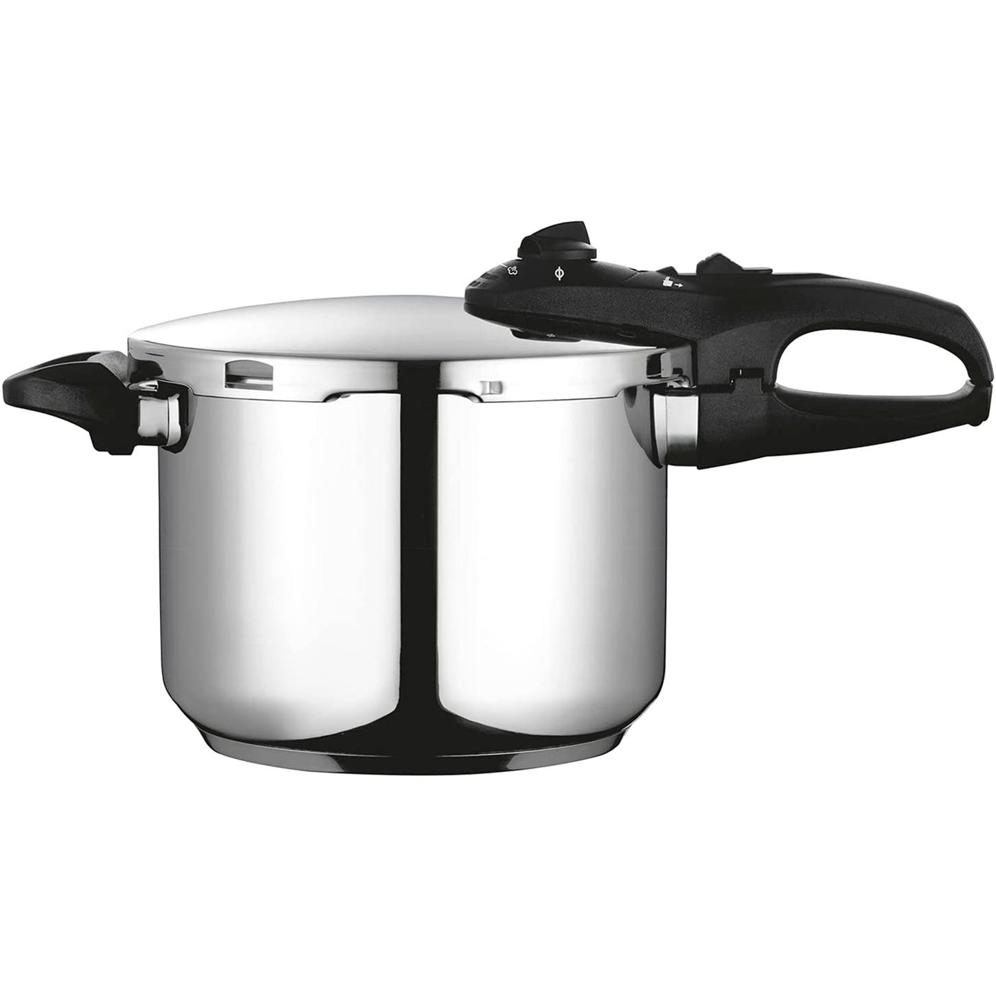 Olla A Presión 6 Litros, Inducción, Express Super Rápida, Acero Inoxidable 18/10, Todas Cocinas Fagor Duo 6 Plata_0