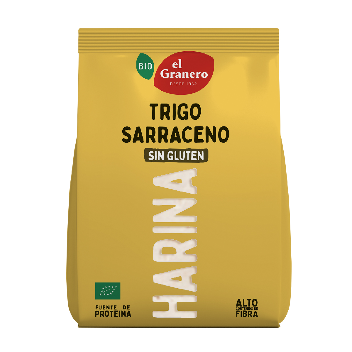 Harina de Trigo Sarraceno Bio sin gluten El Granero 500 g