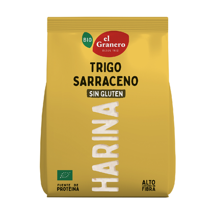 Harina de Trigo Sarraceno Bio sin gluten El Granero 500 g
