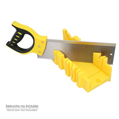 Guia Ingletes Plastico 10,5x 30 Cm. Caja Ingletes, Caja Sierra Ingletadora, Guia Ingletadora. 3 Angulos_2