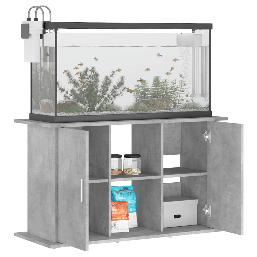 Vidaxl Soporte Para Acuario De Hormigón Gris 101x41x58 Cm De Madera Sintética_3