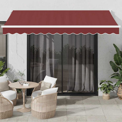 Toldo Retráctil Automático Burdeos 350x250 Cm_1