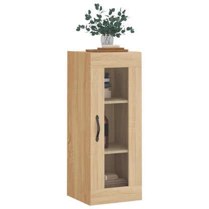Armario De Pared Roble Sonoma 34,5x34x90 Cm / Vetonek_0