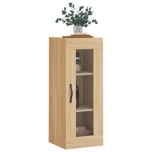 Armario De Pared Roble Sonoma 34,5x34x90 Cm / Vetonek_0
