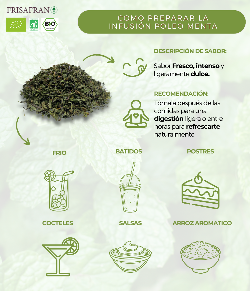 Infusión De Poleo Menta A Granel Ecológica | Frisafran 100 G_4
