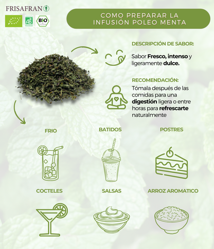 Infusión De Poleo Menta A Granel Ecológica | Frisafran 100 G_4