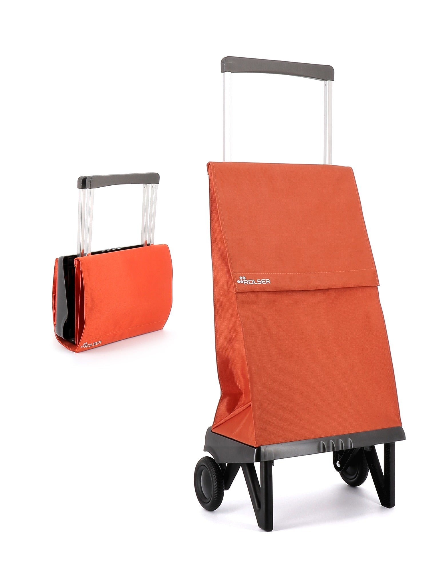 Carro Rolser Plegamatic Mf 2 Ruedas Plegable - Naranja_0