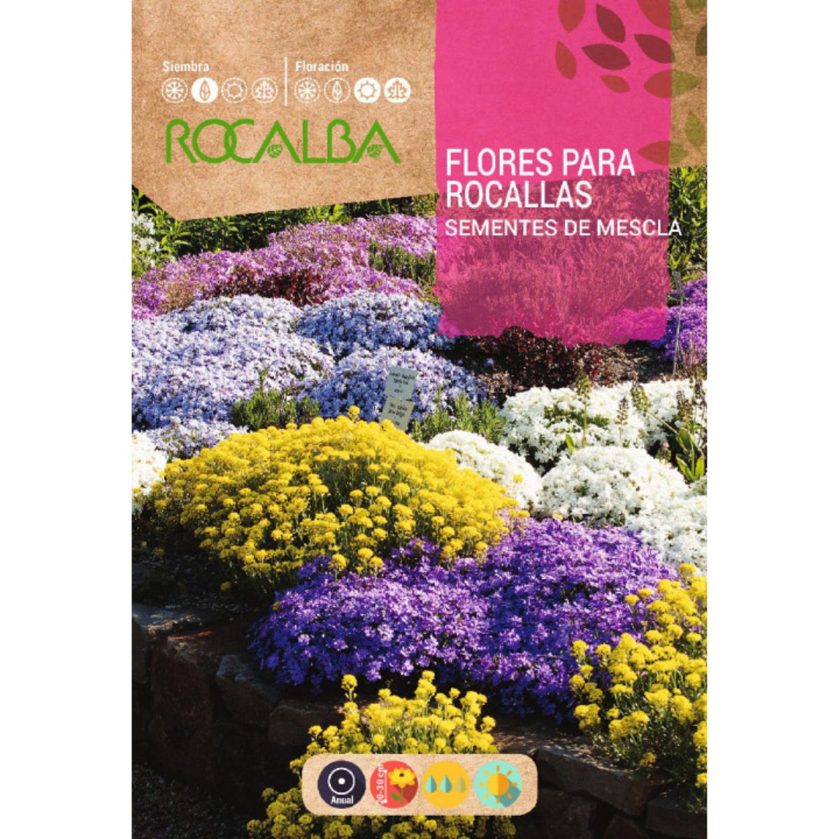 Semillas de Flores para rocallas
