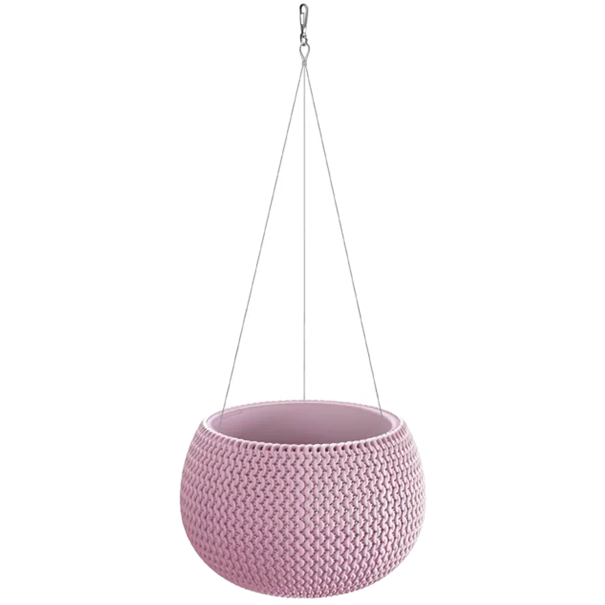 Maceta Splofy Bowl Ws 9l., Con Depósito, Dimensiones (mm) 370x370x218, Color Arándano Claro