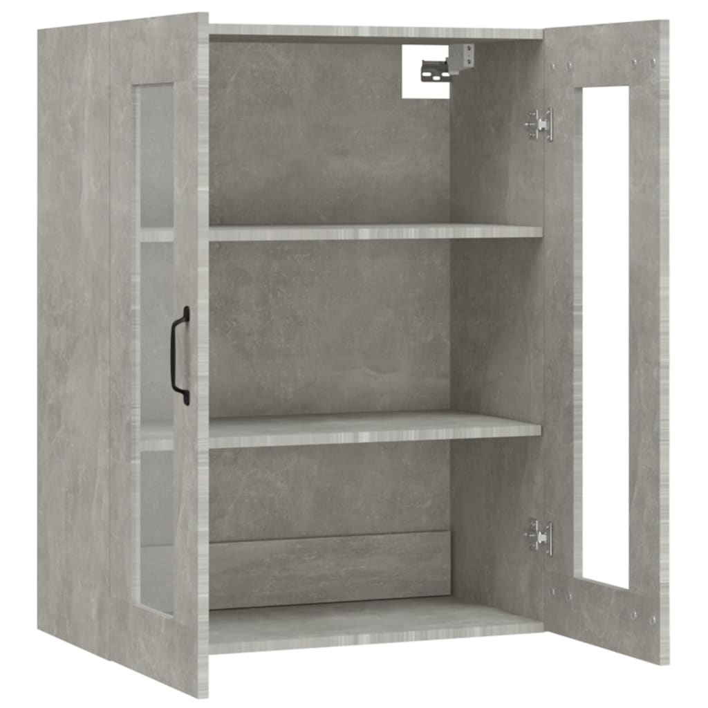 Armario Colgante De Pared Gris Hormigón 69,5x34x90 Cm / Vetonek_1