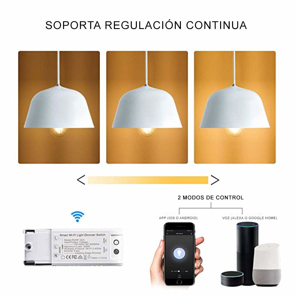 Controlador Wifi Switch/dimmer 220v, Alexa / Google Home_2