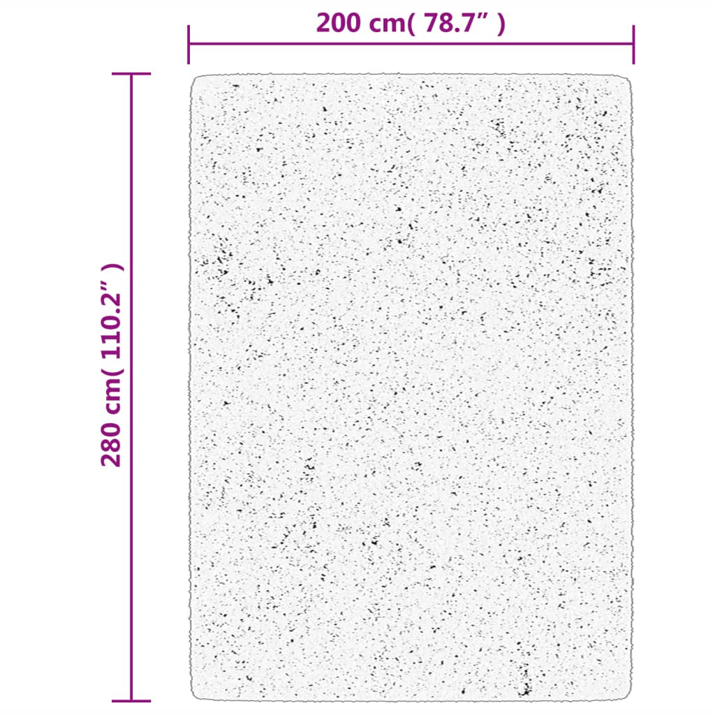 Vidaxl Alfombra De Pelo Corto Suave Lavable Huarte Arena 200x280 Cm_2