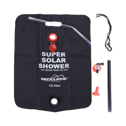 Well Home Bolsa De Ducha De Camping Con Rociador De 15 Litros En Color Negro_0