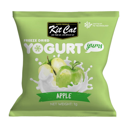 Kit Cat Yogurt Yums Liofilizado Manzana 10g (10 unidades)