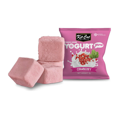 Kit Cat Yogurt Yums Liofilizado Arándano Rojo 10g (10 unidades)
