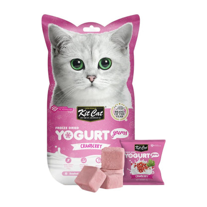 Kit Cat Yogurt Yums Liofilizado Arándano Rojo 10g (10 unidades)