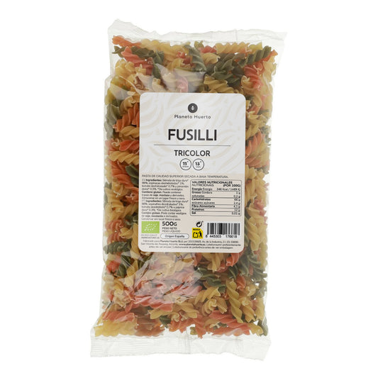 Fusilli tricolor ECO Planeta Huerto 500 g