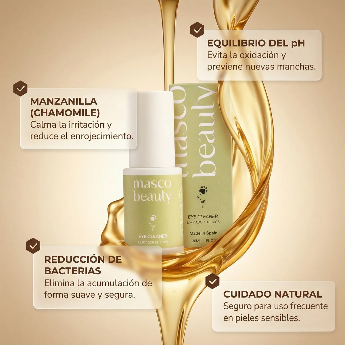 Limpiador ocular para perros Masco Beauty 30 ml
