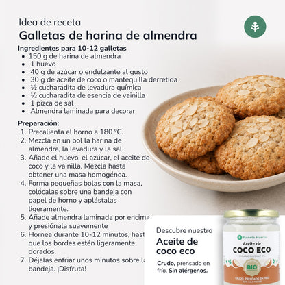 Harina de Almendra Sin Gluten ECO Planeta Huerto 400gr