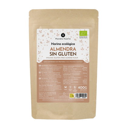 Harina de Almendra Sin Gluten ECO Planeta Huerto 400gr