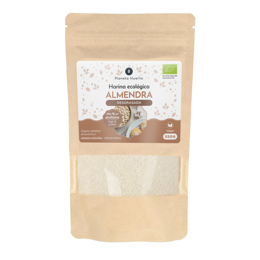 Harina desgrasada de almendra ECO Planeta Huerto 250 g
