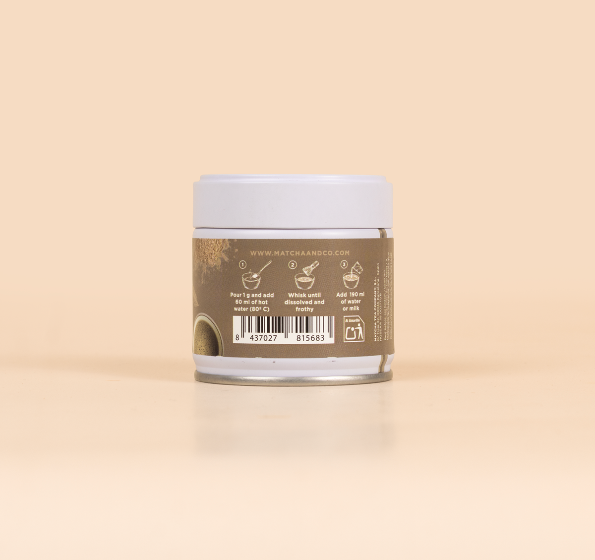 Etiquetado Té Hojicha en polvo Matcha & CO 30 g