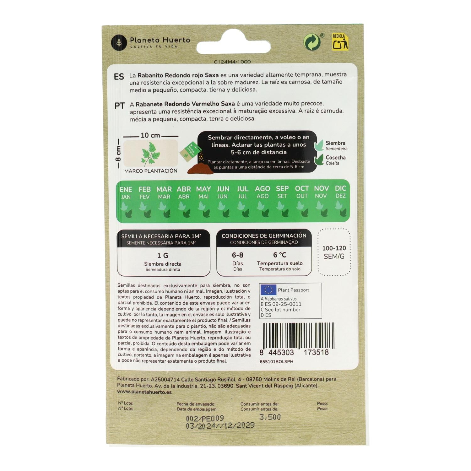 Pack de Semillas ECO "Ensaladas de Otoño"