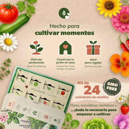 Huerto en Casa Kit de Cultivo Planeta Huerto