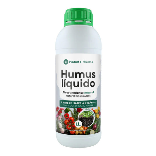Humus Líquido Concentrado Bioestimulante Natural 1L Planeta Huerto