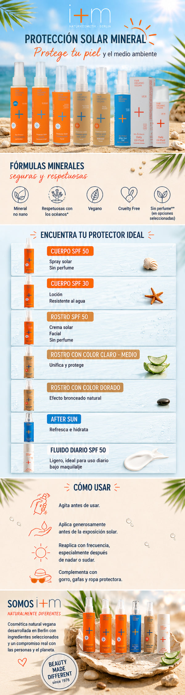Gel After Sun Cuidado natural I+M 100ml