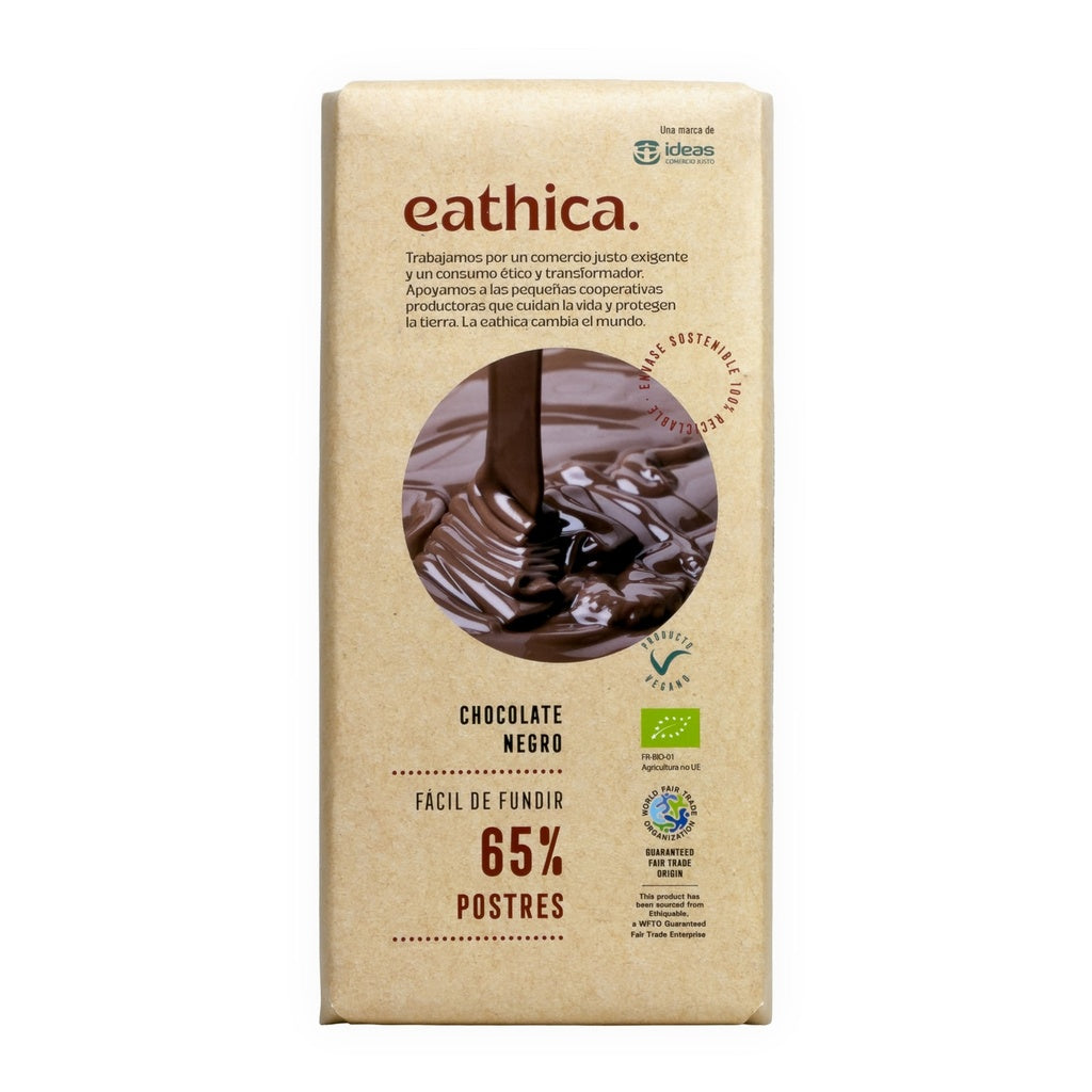 Chocolate para postres 65% BIO eathica 200 g