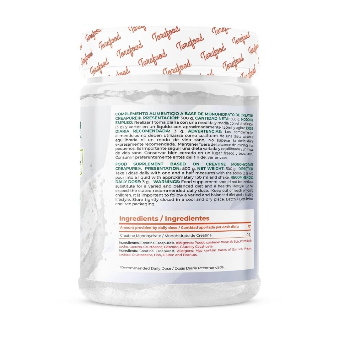 Creatina Creapure Neutra Torafood 300g