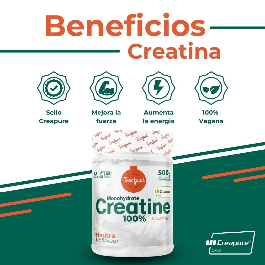 Creatina Creapure Neutra Torafood 300g