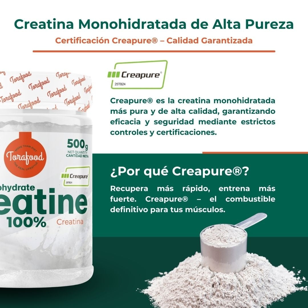 Creatina Creapure Neutra Torafood 300g