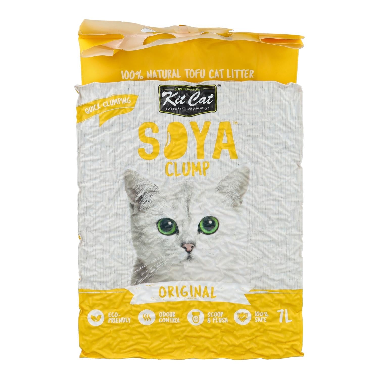 12x Pack Kit Cat Arena Eco SoyaClump - Original 7 L Arena para gatos